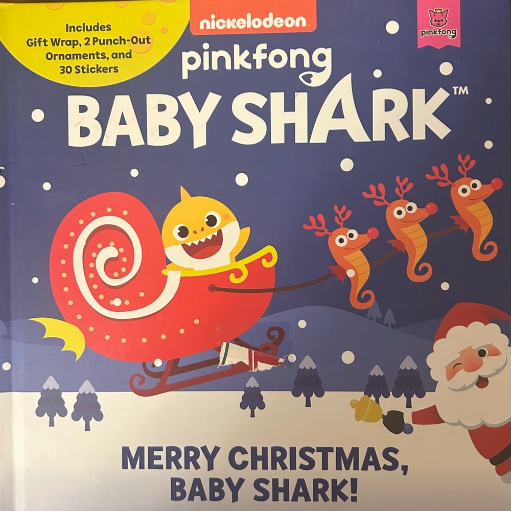 BUNDLE & SAVE🎄 Pinkfong Baby Shark Christmas Board Book